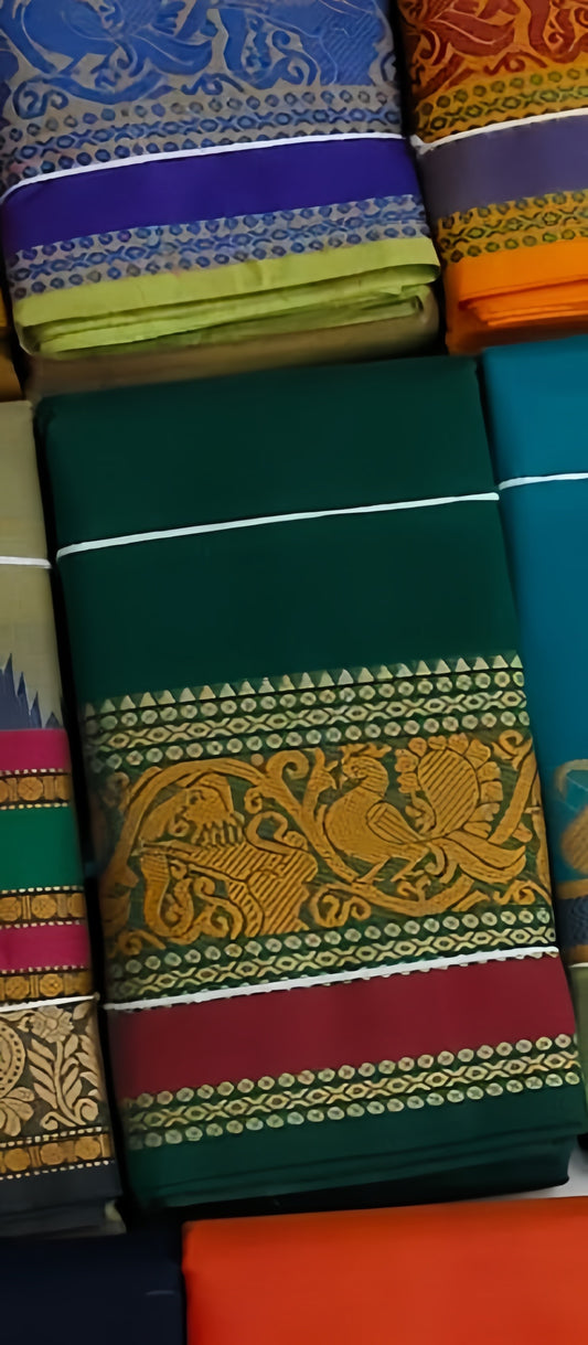 Day 4 -Fresh Off the Loom – Cotton Thread Work Sarees
Soft • Lightweight •
&85 • Free Shipping within USA 2 weeks