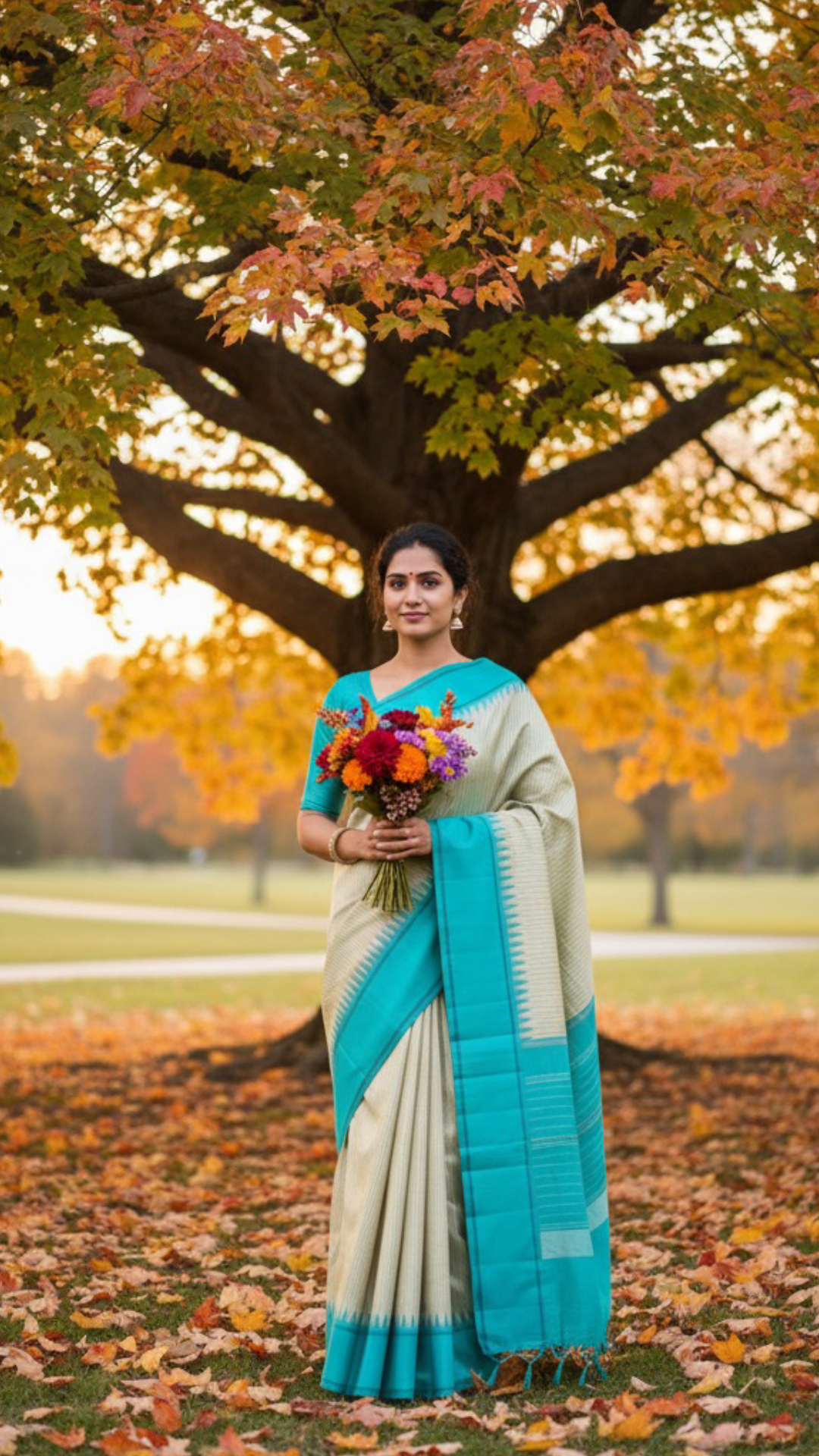 Cardamom Mist & Sea Green Kattam – Pure Silk Kanchipuram Saree
✨ Handwoven Pure Silk with Sea Green Body & Cardamom Checks
✨ Minimalist Korvai Border with Temple Motifs
✨ Contrast Pallu with Subtle Zari Highlights
✨ Silk Mark Certified, ships in 2 weeks