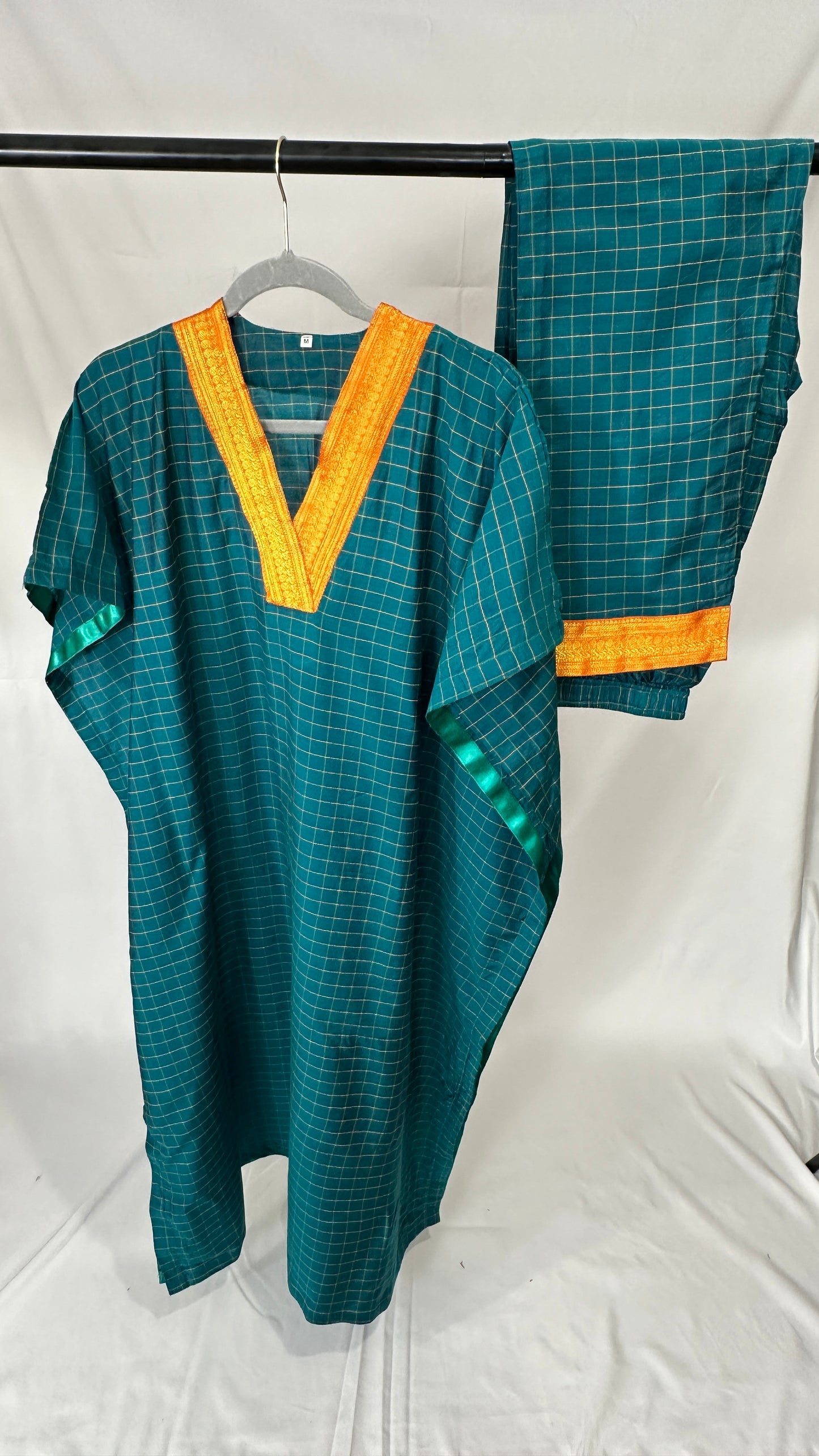 Silk cotton kaftan set - 50% off ( last few)