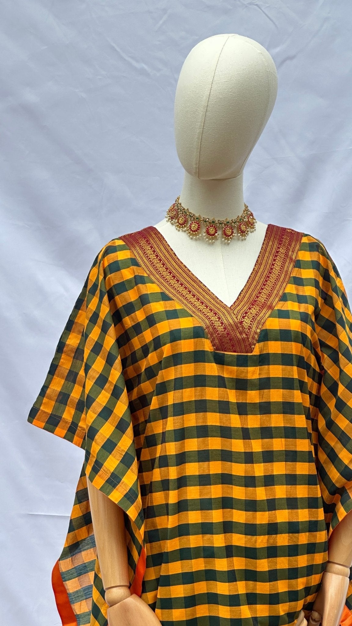 Silk cotton kaftan set - 50% off ( last few)