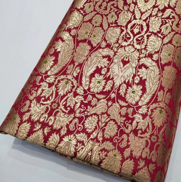 Pure silk Banarasi blouse USA — custom stitched, free shipping, ships from New Jersey | Idam Living