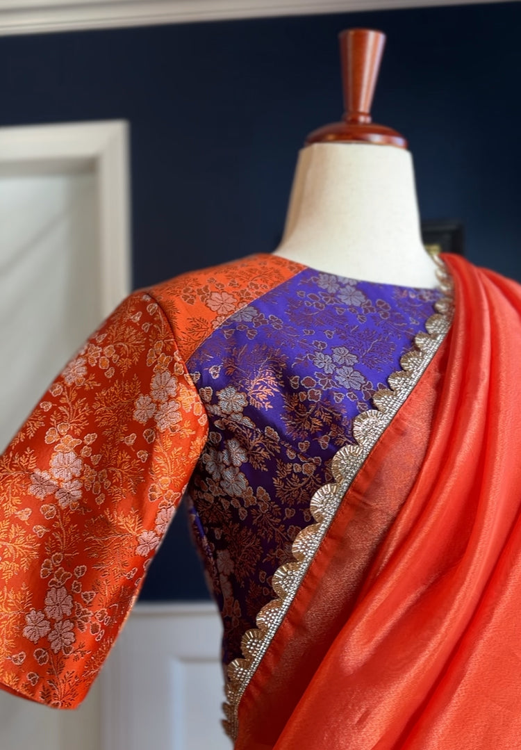 Banarasi saree blouse sets