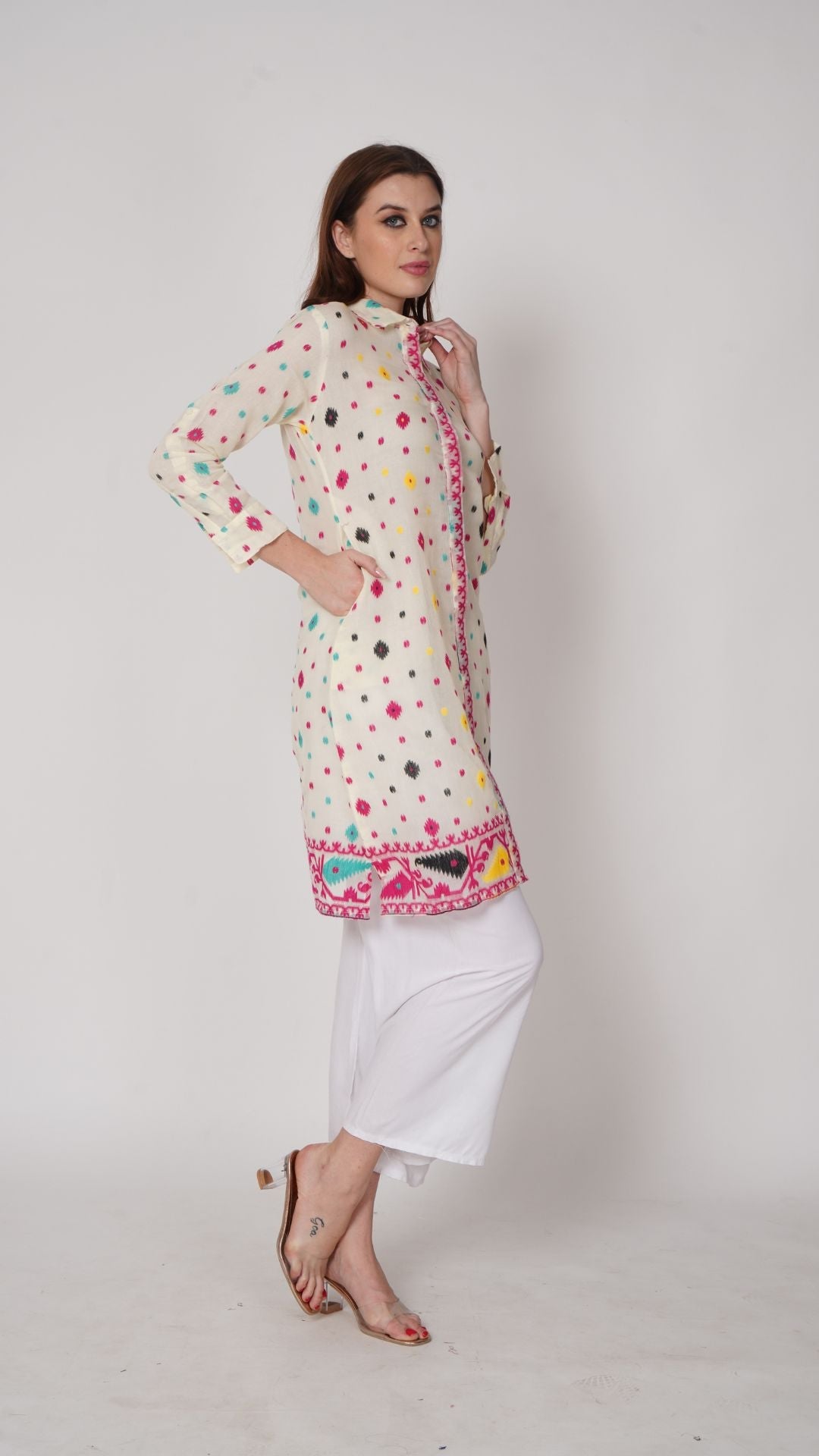 Jamdani Dresses for Women – Designer Handwoven Cotton Dresses