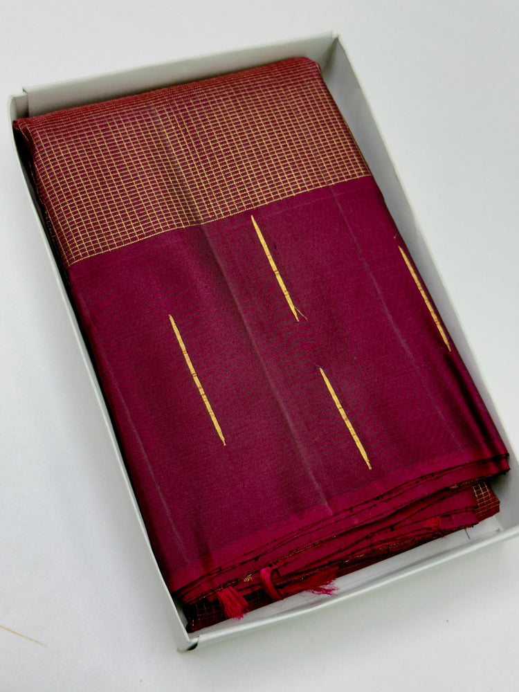 Zari Kattam Kanchipuram Silk Sarees for Festive Wear