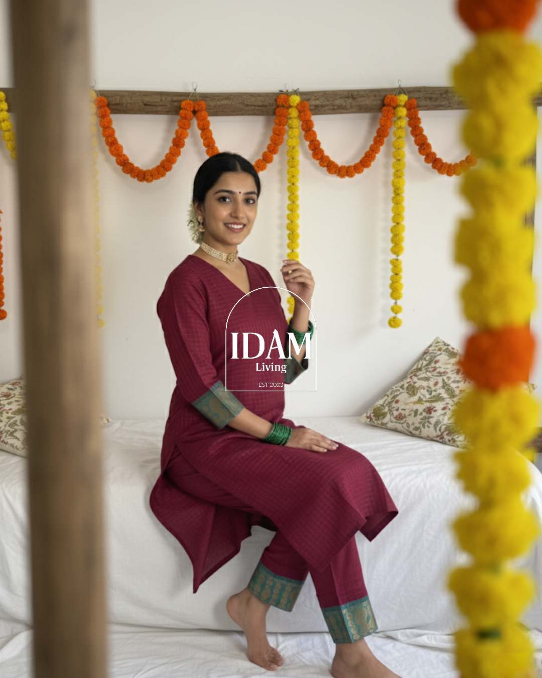 Vanappu - Sungudi Kurti set