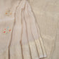Wedding and festive Banarasi tussar georgette saree in golden beige