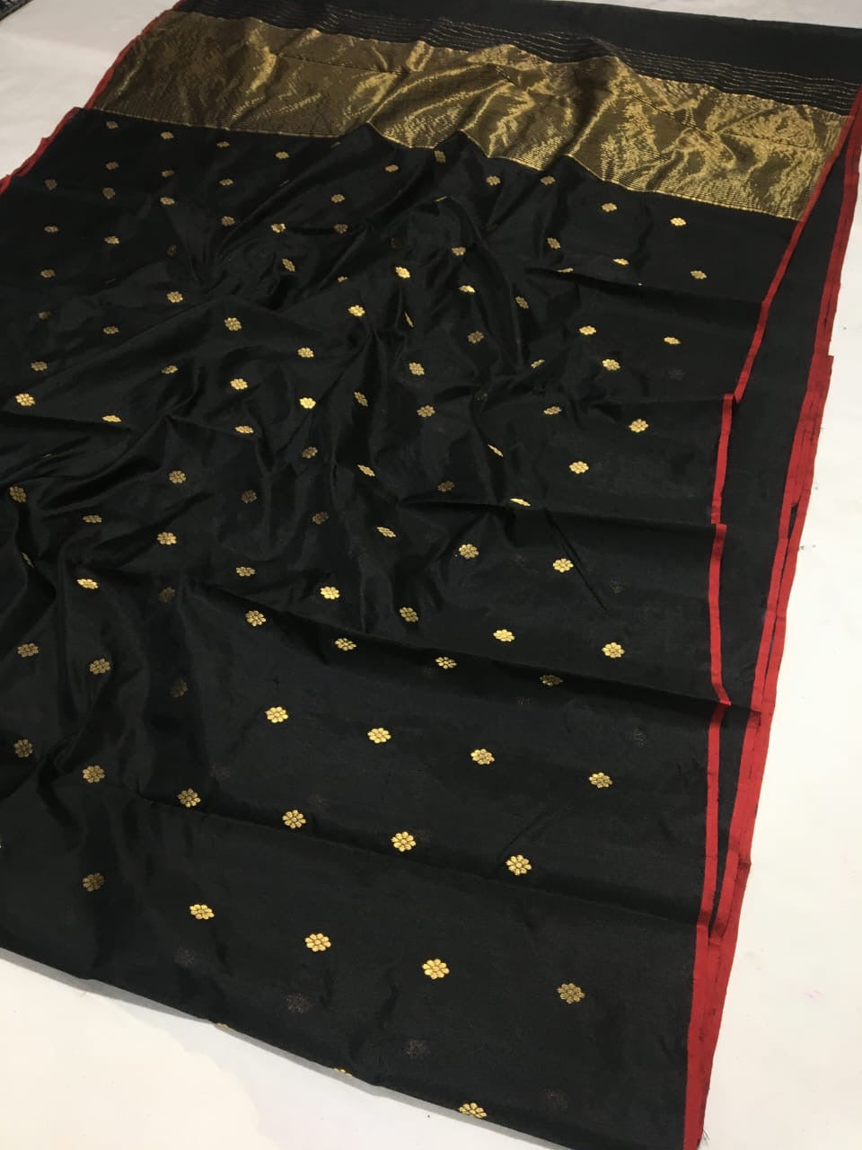 Pure silk Chanderi saree