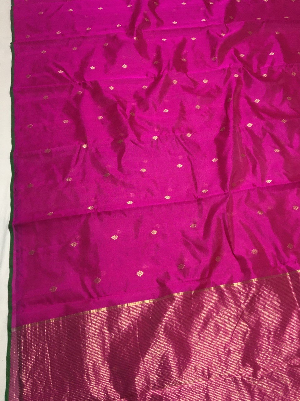 Pure silk Chanderi saree