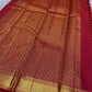 Madhuvanam Vermillion Red – Pure Silk Kanchipuram Saree
Rich vermillion red kattam checks with lustrous gold zari borders and brocaded pallu ✨
Silk Mark Certified • Ships in Two Weeks • Free Shipping within USA 🎁