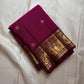Mythili – Deep Pink Kanchipuram Silk Saree with Kamalam Buttas
Intricately woven with Vanasringaram motifs in a regal brown border
A heritage drape featuring elephants, peacocks & Rudhraksham