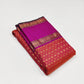 Ruby Orchid kattam – Pure Kanchipuram Silk Saree
Radiant red-orange body with fine kattam checks & zari buttas ✨
Striking magenta 2G Korvai borders woven with floral zari artistry

Silk Mark Certified, delivery in 2 weeks