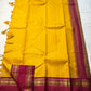 Swarna Manjal vairaoosi 
Pure Silk Kanchipuram Saree – Radiant Mustard Yellow Body with Maroon Border & Grand Brocade Pallu
Silk Mark Certified ✅
Fall & Pico Done ✅ | Blouse Stitching Available ($30) ✅
Free Shipping within the USA ✅ | Ships in Two Weeks ✅