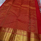 Ravi Kiranam Red Zari Kattam | Pure Silk Kanchipuram

Fiery Kumkum-Red • zari  Checks & Zari Buttas

Grand Gold Zari Border • Brocade Pallu with Ornamental Medallions

Silk Mark Certified • Free Shipping within USA

Ships in Two Weeks | Blouse Stitc
