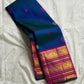 Starry Night — Pure Silk Kanchipuram Saree
Dual-tone Teal Blue with Magenta & Gold Paisley Buttas ✨
Silk Mark Certified ✅ | Ships in Two Weeks | Free USA Shipping 🇺🇸