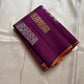 Lavanya– radiant purple Handwoven Kanchipuram Silk Saree in purple with Gold & Silver Zari, this deep purple Kanchipuram silk saree with intricate motifs in gold and silver zari, including Gandaberunda, parrots, elephants &lotuses as seen on Nita Ambani