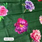 Peonies in Pachai – Forest Green Pure silk printed  Kanchipuram 🌿🌸

Oversized Peony Florals in Pink, Magenta & Lilac 🌸

Antique-Gold Zari Borders | Coral Contrast Blouse 🧵

Silk Mark Certi ✅ | Fall & Pico Done ✅

Free Shipping within USA 🚚 | 2  weeks