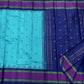 Amethyst Neelam • Pure Silk Kanchipuram Saree
Aqua–Teal Body with Silk-Thread Buttas • Navy Pallu & Amethyst Borders
Silk Mark Certified • Free USA Shipping • Ships in Two Weeks ✅