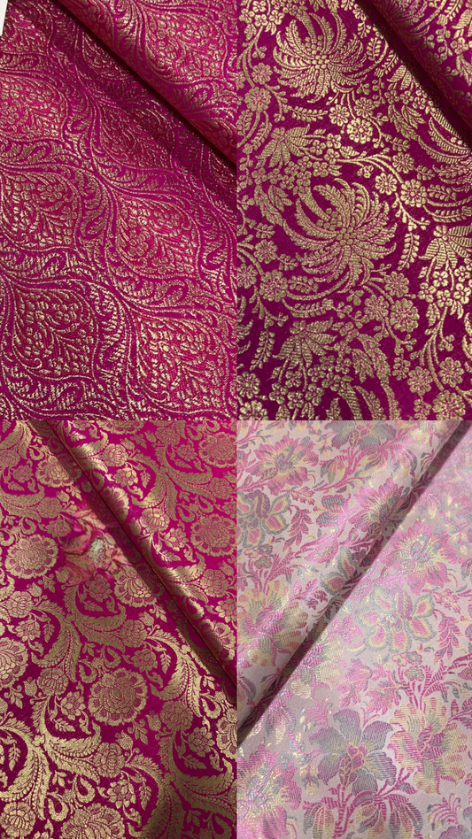 Pink - custom made Saree Blouse - Made to measure