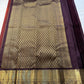 Rust Orange Kattam & Purple Korvai – Pure Kanchipuram Silk Saree

Rust-orange checks with delicate gold buttas and contrast purple korvai borders

Grand purple zari-pallu | Contrast purple blouse | Fall & Pico Done

Silk mark certified ships