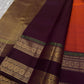 Ishwaryam 🧡❤️🕊️✨
Orange Red Shot Handwoven Kanchipuram Silk Saree with Majestic Gandaberunda Zari Adai Motif 🕊️🌟
Ornate Rettapet Border with Delicate Kamalam Seer Floral Detailing 🌺🪡
Deep Coffee Brown Pallu Adding Warmth and Elegant Contrast ☕🌿