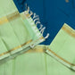Vasantha Neelam — Teal Korvai Kanchipuram Pure Silk Saree


Peacock-blue body with gold muthu buttas · Mint-pistachio korvai border & pallū

Handloom Kanchipuram • Contrast running blouse included

Silk Mark Certified

Free Shipping within USA, 2 weeks
