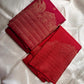 Rose Vermillion – Pure Kanchipuram Silk Saree
Reddish-Pink Body with Petite Gold Zari Buttas ✨
Regal Zari Border with Elephant & Peacock Motifs
Grand Rose Vermillion Pallu with Brocade Lattice

Silk Mark Certified, delivery in 2 weeks