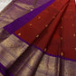 Kumkuma kokilam — Pure Kanchipuram Silk Saree
Kumkum red body with antique gold zari buttas & royal purple contrast border
Silk Mark Certified • Blouse Stitching Available ($30) • Free Shipping within USA • Ships in Two Weeks