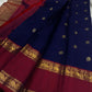 ✨ Gandaberunda Neela Varnam — Pure Silk Kanchipuram Saree ✨
Royal navy body with gold elephant & Gandaberunda motifs, rich araku-maroon korvai borders, and temple zari pallu.
Silk Mark Certified ✅ • Fall & Pico Done ✅ • Blouse Stitching Available ($30) ✅