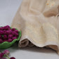Lightweight tussar georgette Banarasi saree for special occasions