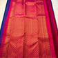Amrita Neelam — Pure Silk Kanchipuram Saree
Sapphire Blue Body • Vadamalli Purple Zari Borders • Rani Pink Brocade Pallu
Antique Gold Coin Buttas • Handwoven Korvai Weave • Regal Festive Finish
Silk Mark Certified ✅ • Free Shipping within USA • Ships in T