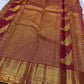 Mihira – Kalyana Arraku Kanchipuram Pure Silk Saree with Zari Kattam, Mayil & Kamalam Buttas, Floral Arai Madam Border, and Adai-Woven Parrot Pallu