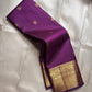 Subha Kattam — Pure Silk Kanchipuram Saree
Vadamalli purple saree with gold buttas & fine kattam checks ✨
Elephant zari borders, grand pallu, Silk Mark Certified ✅ • Free USA Shipping 🇺🇸 • Ships in 2 Weeks 🚚