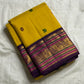 Kili Manjari — Pure Silk Kanchipuram
Haldi Yellow • Parrot & Coin silk thread Buttas • Plum Zari Border
Silk Mark Certified ✅ Free  Shipping ✅ Ships in 1 week ✅