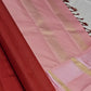 🌸 Lotus Rouge — Pure Kanchipuram Silk Saree
Brick red body with fine oosi stripes, contrast blush-pink borders & antique-gold zari detailing
Silk Mark Certified • Free Shipping within USA • Ships in Two Weeks • Ready in 1 Week