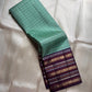 Sage Glory – Mint Green & Purple Kanchipuram Silk Saree ✨
Elegant Kattam Checks with Grand 3g zari Korvai Border
Rich Purple Pallu Woven with Traditional Motifs
Coordinated Blouse Piece with Matching Zari Finish

Silk Mark Certified, delivery in 2 weeks