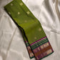 Meadow Bloom ✨ – Pure Kanchipuram Silk Saree
Meadow Green Body with Gold Zari Buttas
Contrast Brown–Green Border with Peacock Motifs
Majestic Magenta-Pink Zari Brocade Pallu
Handwoven Elegance – Perfect for Weddings & Festive Wear