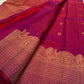 Lotus glow -radiant rani pink & crimson shot  body with lotus gold zari buttas 🌸
Majestic peacock panel pallu in antique gold jaal and temple border artistry ✨
Silk Mark Certified ✅ | Ships in 2 Weeks | Free Shipping within USA 🇺🇸