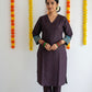Vanappu — Jamun & Aqua Sungudi Zari Kattam Kurti Set
Deep Jamun Purple Handspun Cotton with Aqua Zari Mayil Borders & Kattam Checks ✨
Handwoven in Madurai • Fully Lined • Free USA Shipping • Ready to Ship ✅