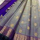 Smoky Lavender
Pure Kanchipuram Handloom Silk Saree
Gold Peacock Zari • Korvai Grandeur
