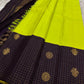 🌿 Venn Pachai – Deep Violet Checks & Lime Korvai Kanchipuram 🌿

✨ Pure Silk | Silk Mark Cert | Handloom Kanjivaram ✨

🪔 Violet & Gold Checks with Rich Zari Pallū | Bright Lime Green Body

🌸 Korvai | woven  Zari Buttas
Gandaberunda
🚚 Ships in 2weeks