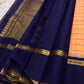 Peach Veldhari ✨ – Pure Kanchipuram Silk Saree with Royal Blue Border & Pallu

Peach-Orange Veldhari Striped Body with Subtle Green & Maroon Accents

Royal Blue Korvai Border with Intricate Gold Zari Motifs

Majestic Royal Blue Zari Brocade Pallu