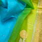 Pure Ektara Kora Silk Handloom Banarasi Saree
Parrot green to aqua blue ombré • Kadhua sona-roopa floral buttas • Raw-Mango style minimal weave
Silk Mark Certified ✅ • Free USA Shipping ✅ • ships in two weeks ✅