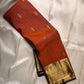 Gilded Rust Orange + Paaku Nut Brown — Pure Silk Kanchipuram
Rust-orange body with gold coin buttas & deep nut-brown korvai border in grand medallion zari
Silk Mark Certified • Free USA Shipping • Ships in Two Weeks ✅