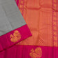 Aaradhana Kattam — Pure Kanchipuram Silk Saree (Black & White × Rani Pink)
Classic black-and-white micro checks with rich rani-pink korvai borders and zari peacock motifs
Silk Mark Certified • Fall & Pico Done • Blouse Stitching Available ($30) • Free Shi