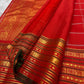 Vermilion Varisaipet – Pure Kanchipuram Silk Saree
Deep Vermilion Red Body with Golden Zari Checks & Buttas
Grand Varisaipet Border with Temple & Floral Motifs
Radiant Red-Orange Pallu Adorned with Lustrous Zari

Silk Mark Certified, delivery in 2 weeks