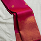 Rosette Bloom — Pure Kanchipuram Silk Saree
Vibrant rani-pink body with copper-rose zari buttas, elephant motifs & floral borders
Silk Mark Certified • Blouse Stitching ($30) • Free Shipping within USA • Ships in Two Weeks
