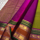 Meadow Bloom ✨ – Pure Kanchipuram Silk Saree
Meadow Green Body with Gold Zari Buttas
Contrast Brown–Green Border with Peacock Motifs
Majestic Magenta-Pink Zari Brocade Pallu
Handwoven Elegance – Perfect for Weddings & Festive Wear