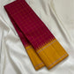 Kattam Kanthi — Pure Silk Kanchipuram Saree
Kalyana arakku body with mustard korvai borders, temple-reku edging & varisaipettu pallu in gold-ochre stripes.
Silk Mark Certified ✅ • Ships in Two Weeks 🚚 • Free Shipping within USA 🇺🇸