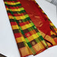 Sunset Mosaic – Paalum Pazhamum – Pure Kanchipuram Silk Saree
Vibrant Multicolored Checks in Yellow, Green, Rust & Maroon
Golden Zari Borders with Traditional Intricate Weaves

Silk Mark Certified, delivery in 2 weeks