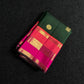 Varna Jaalam Green — Pure Silk Kanchipuram
Bottle-green body with gold chakram & mayil buttas, korvai pink-orange border
Silk Mark Certified • Free USA Shipping • Ships in Two Weeks ✅